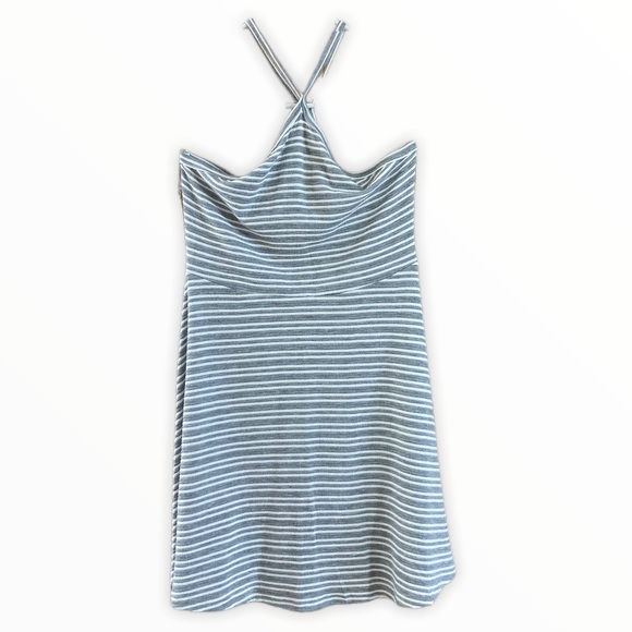 Everly Striped Halter Dress Size Large - Picture 1 of 5